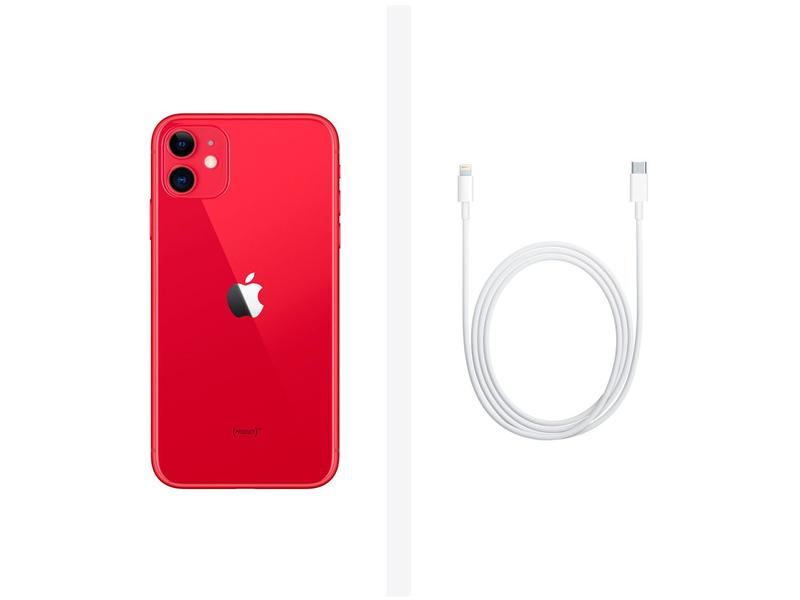 iPhone 11 Apple 128GB (PRODUCT)RED 6,1” 12MP iOS - iPhone